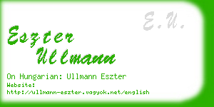 eszter ullmann business card